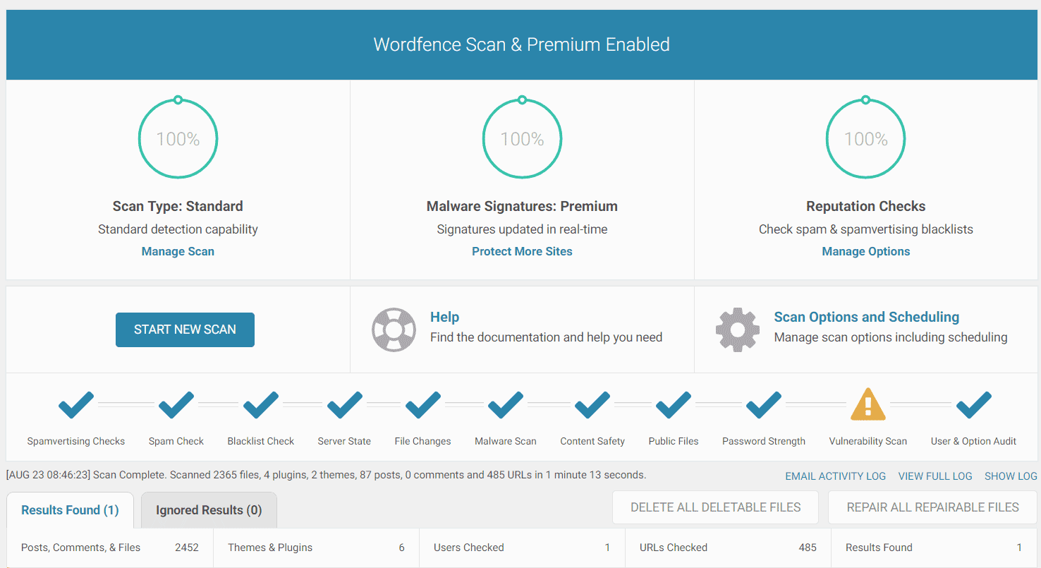 WordPress安全插件 - Wordfence-premium 7.3.6