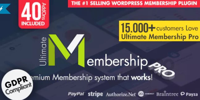 Ultimate Membership Pro v10.5 – WordPress会员插件