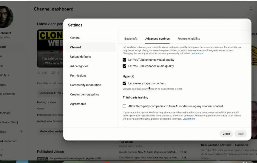 如何设置 YouTube