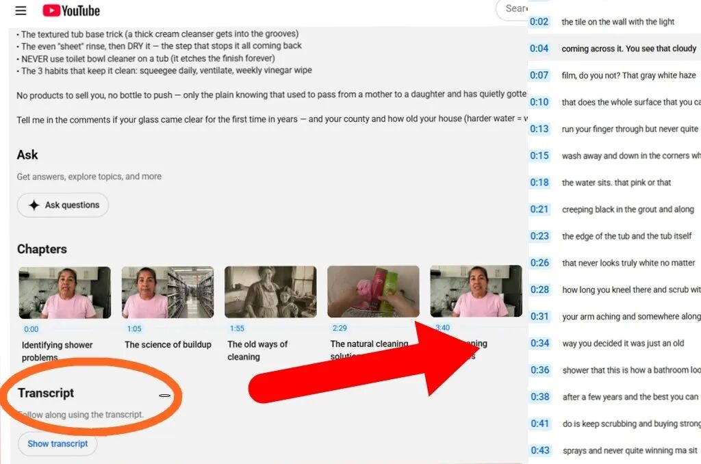 YouTube 字幕提取