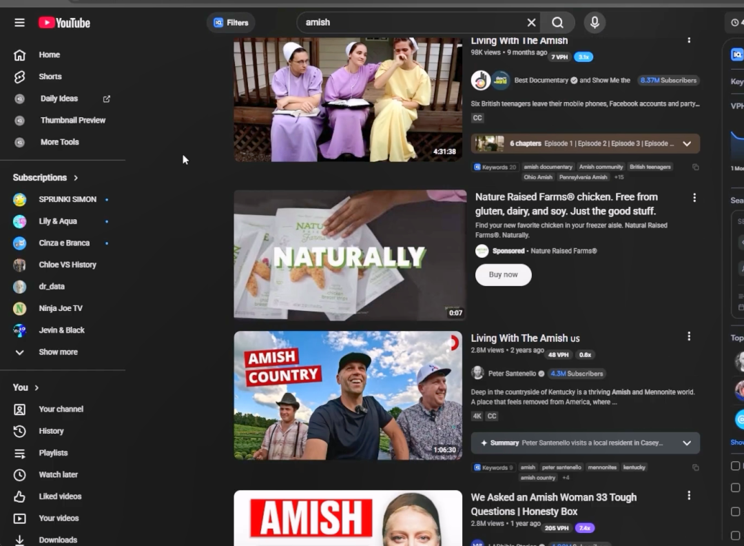 youTube搜索关键词