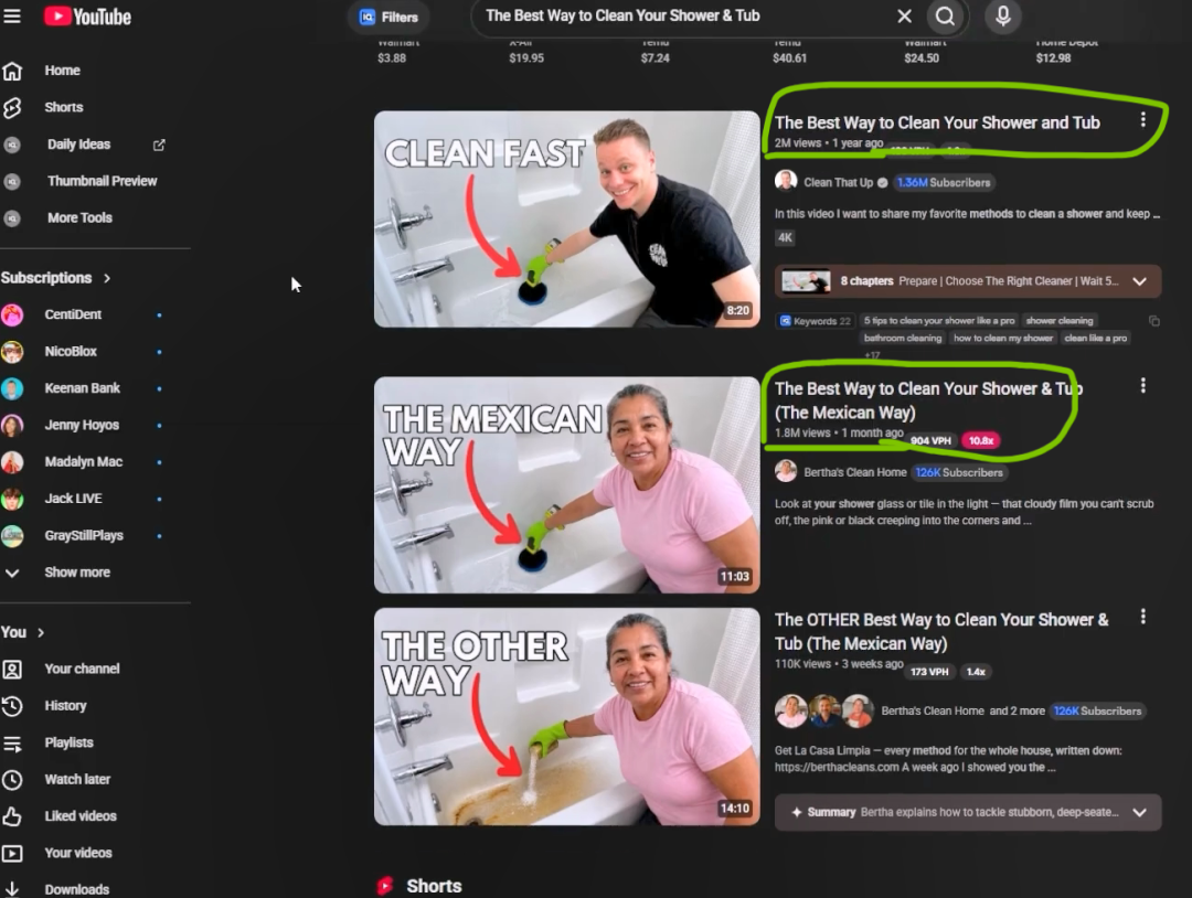 YouTube 频道