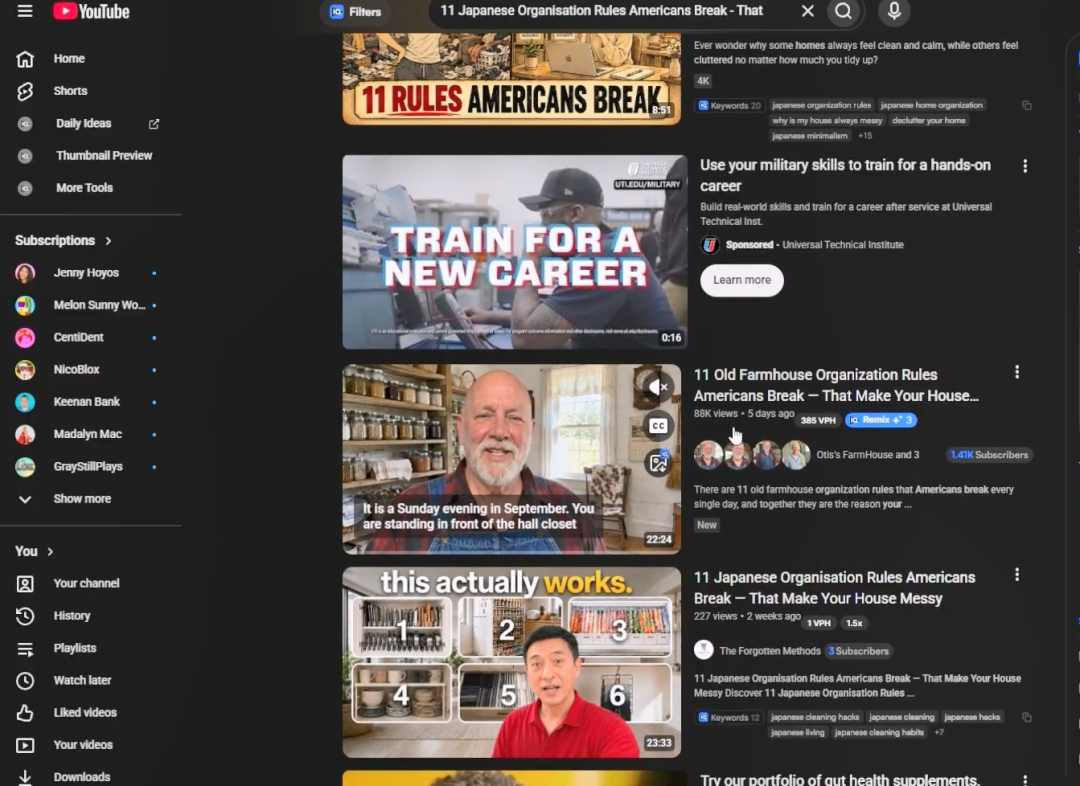 YouTube 创意