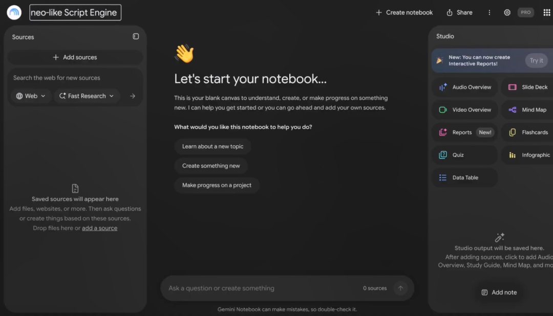  Gemini Notebook