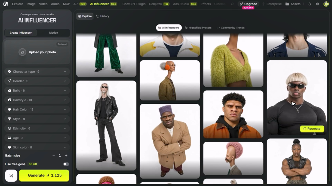 AI influencer